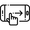 technology,smartphone,mobile phone,cellphone,right arrow,hand gesture